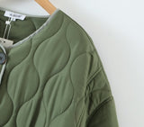 Wind Diamond Lattice Cotton Coat – Oversized & Chic