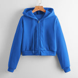 Street Hipster White Cotton Hooded Pullover – Cute Solid Color Hoodie