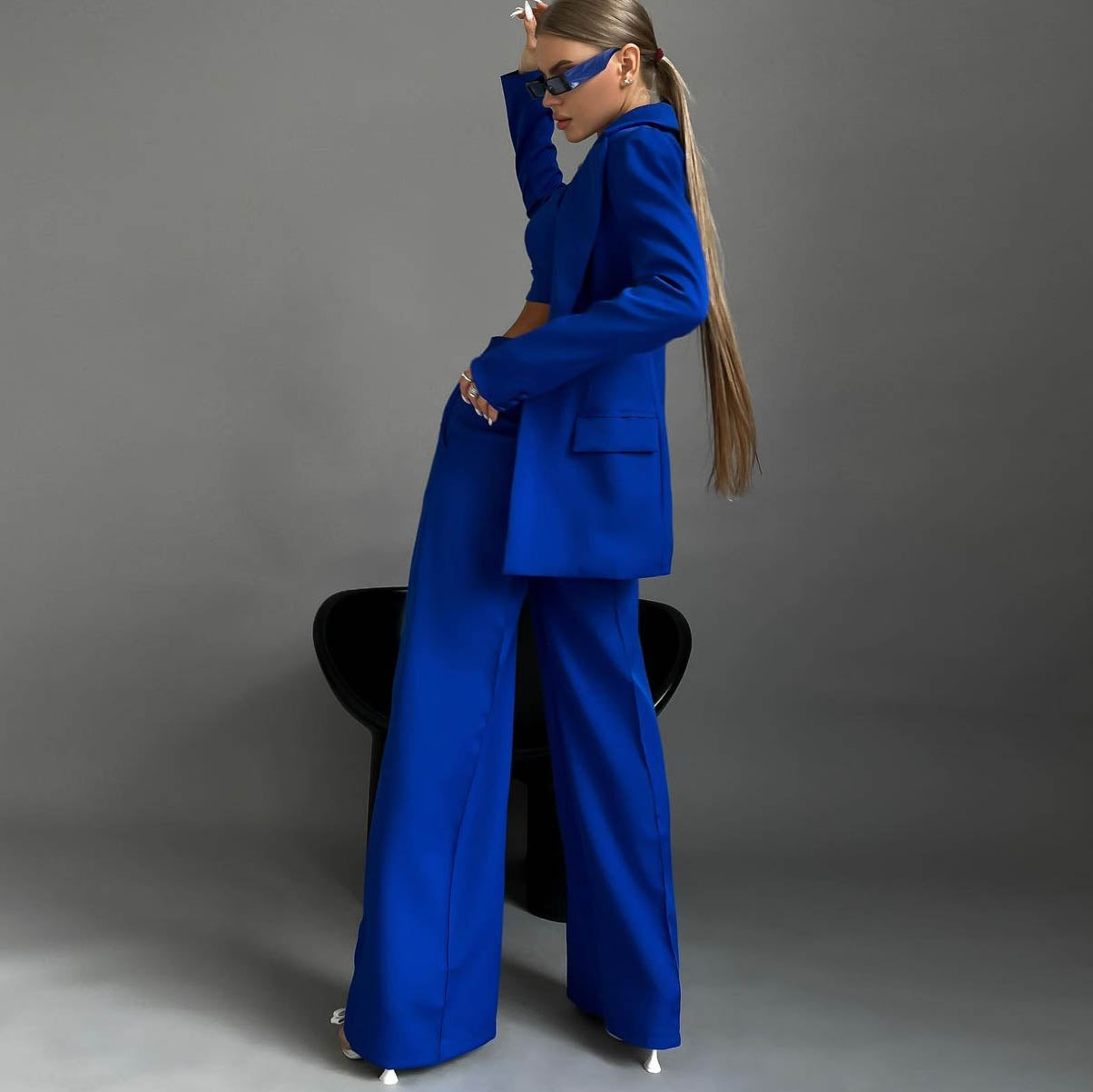 Blazer Vest and Straight Pants Outfit
