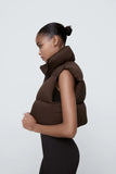 Loose Fit Casual Puffer Vest