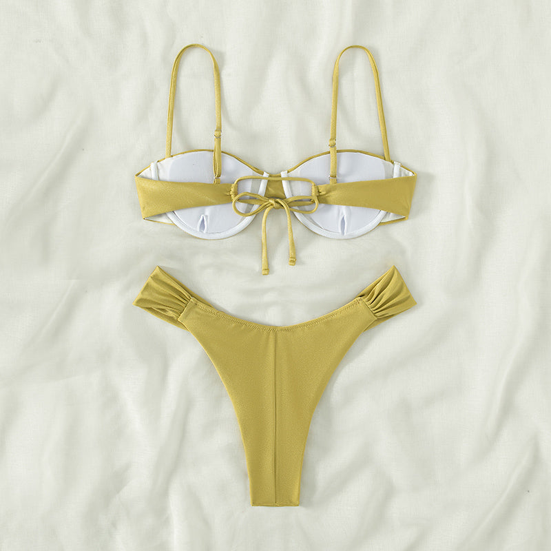 Maillot de bain bikini sexy triangle grande taille