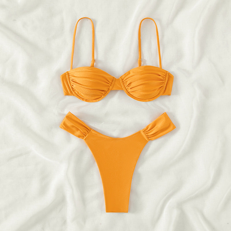 Maillot de bain bikini sexy triangle grande taille