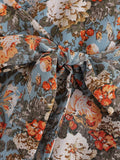 Sommerliches A-Linien-Mehrlagenkleid mit Rüschen