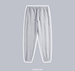 Pants-Flower Gray