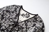 Manteau matelassé en coton à imprimé ethnique