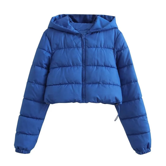 Manteau à capuche en coton urbain décontracté