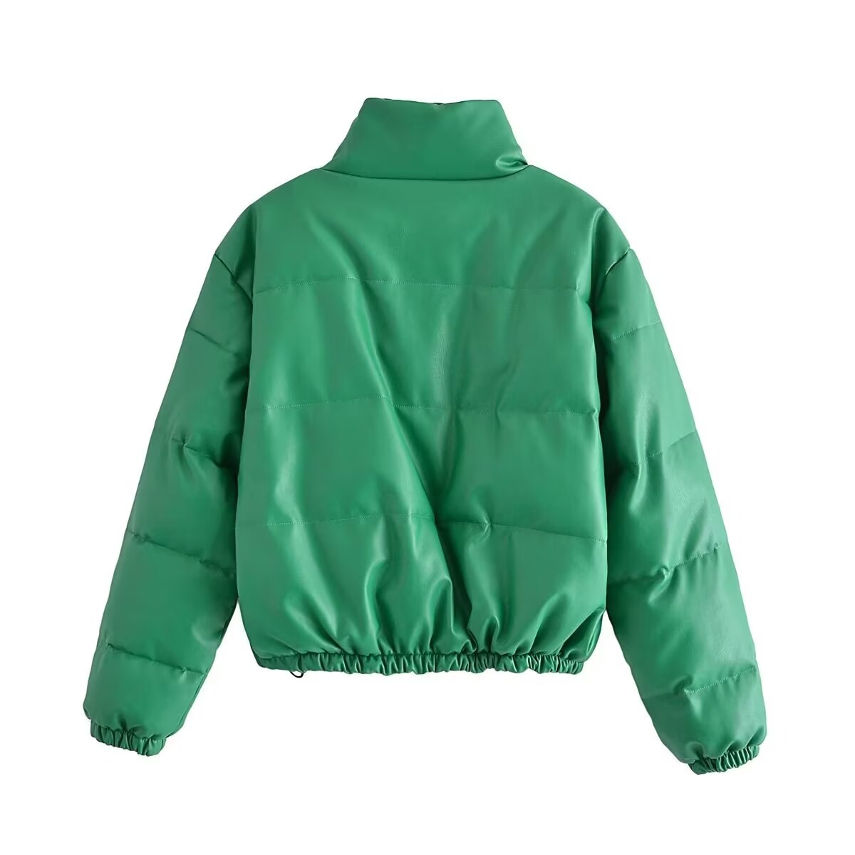 Winter Thickened PU Leather Cotton-Padded Bread Coat