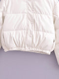 Winter Thickened PU Leather Cotton-Padded Bread Coat