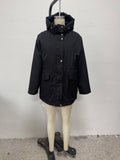 French Hooded Casual Cotton Parka