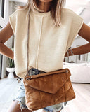 Elegance ärmellose Strickweste für Damen