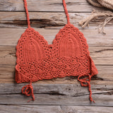 Strandhose aus gestricktem Shell mit Cut-Outs
