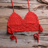Strandhose aus gestricktem Shell mit Cut-Outs