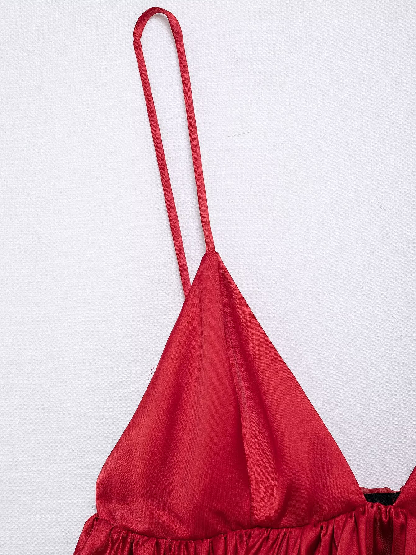 Sexy Silk Satin Sleeveless Sling Top