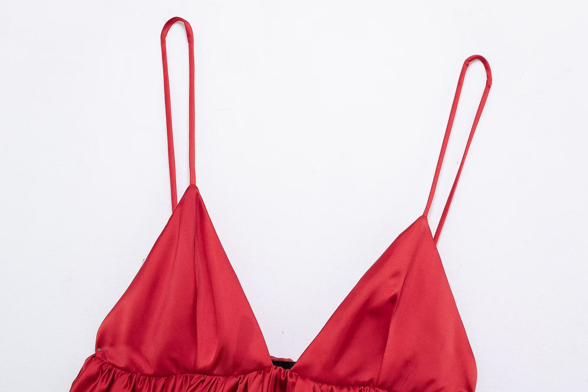 Sexy Silk Satin Sleeveless Sling Top