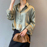 Elegant Slim Fit Long Sleeve Collared Shirt