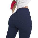 Slim Fit Pencil Pants with Pockets