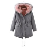 Plus Size Fleece-Lined Winter Coat