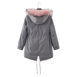 Plus Size Fleece-Lined Winter Coat
