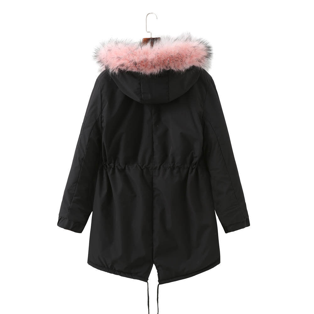 Plus Size Fleece-Lined Winter Coat