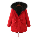 Plus Size Fleece-Lined Winter Coat