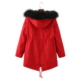 Plus Size Fleece-Lined Winter Coat