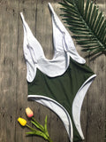 Rückenfreier Boho-Badeanzug