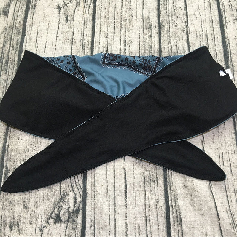 Bikini noué devant imprimé rétro