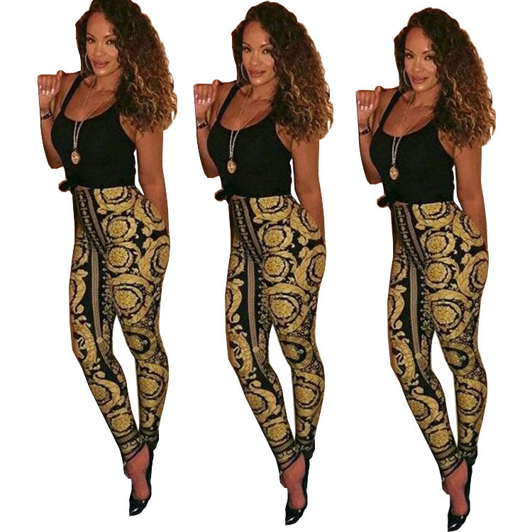 Digital Printing Stretchy Leggings for Women