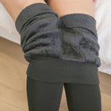 Candy Colored Velvet Warm Leggings