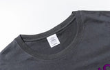 Black Graphic Print Crew Neck Short Sleeve T-Shirt for Women
