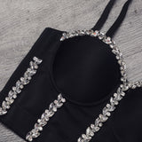 Rutschfester Camisole-BH mit Perlenkette für Damen