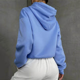 Women’s Hooded Loose Fit Pullover Sweatshirt Top