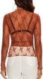 Long Sleeve Slim Lace Pullover Sun-Proof Base Layer
