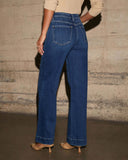 High Waist Wide Leg Retro Jeans