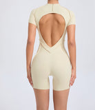 Short Sleeve Tight Sports Yoga Suit