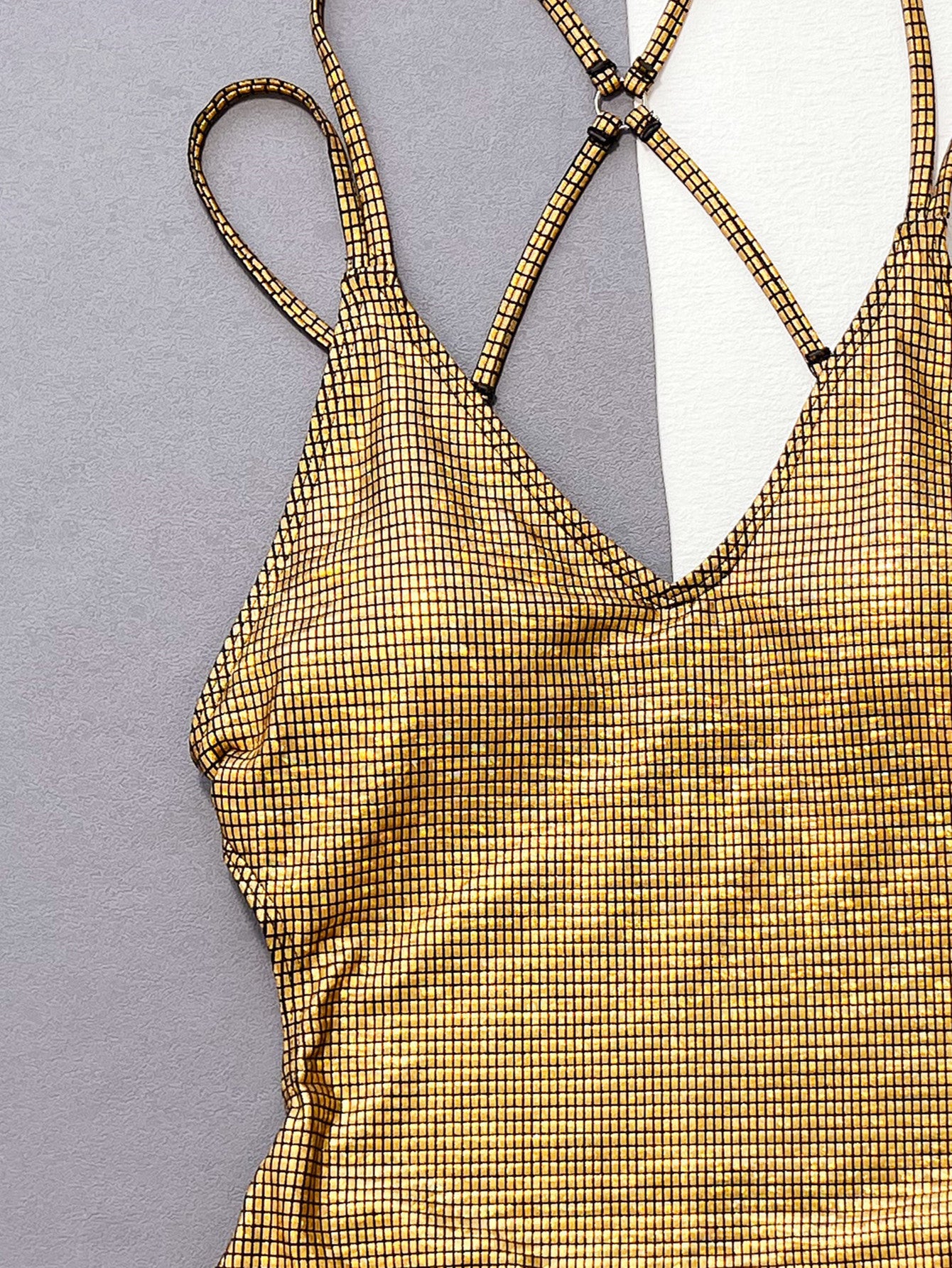 Backless Ring Detail One-Piece Swimsuit