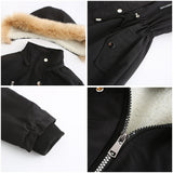 Thick Lambskin Fleece Padded Winter Coat
