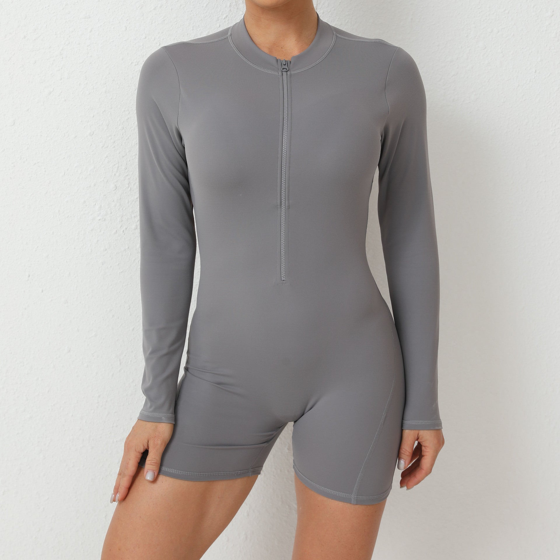 Bare Back Quick-Dry Fitness Jumpsuit