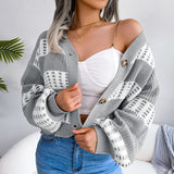 Cardigan à manches lanternes design