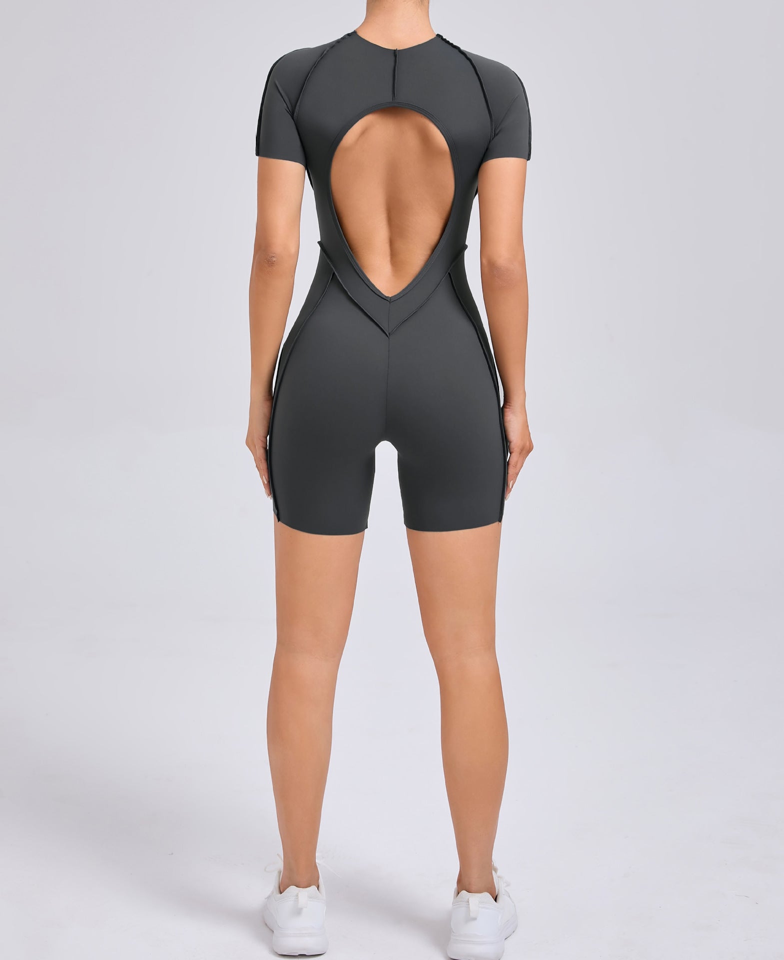 Short Sleeve Tight Sports Yoga Suit