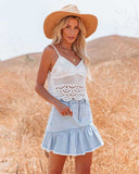 Women’s Washed Denim Pleated Skirt – Casual & Trendy Design