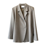 Asymmetrischer Blazer mit Rückenschlitz für Damen