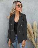 Langer Casual-Büroblazer für Damen