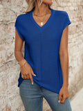 Casual V-Neck Thick Needle Knitted Sweater for Women