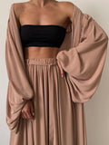 Casual Strapless Vest and Pants Set