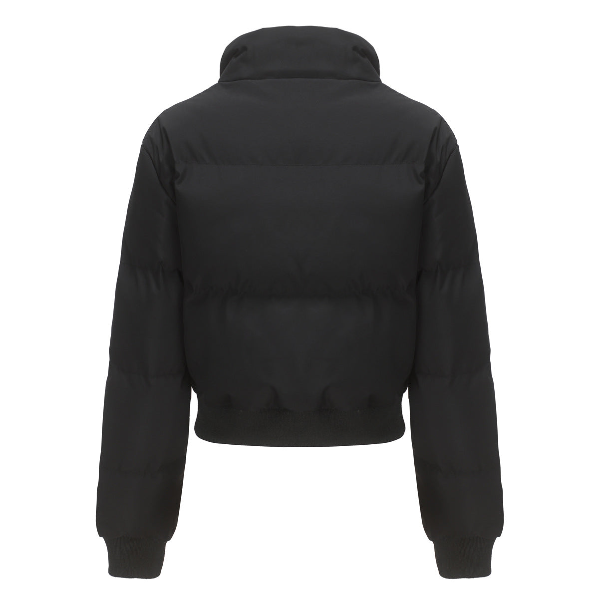 Manteau court à col haut