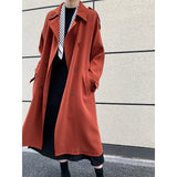British Loose Draping Trench Coat
