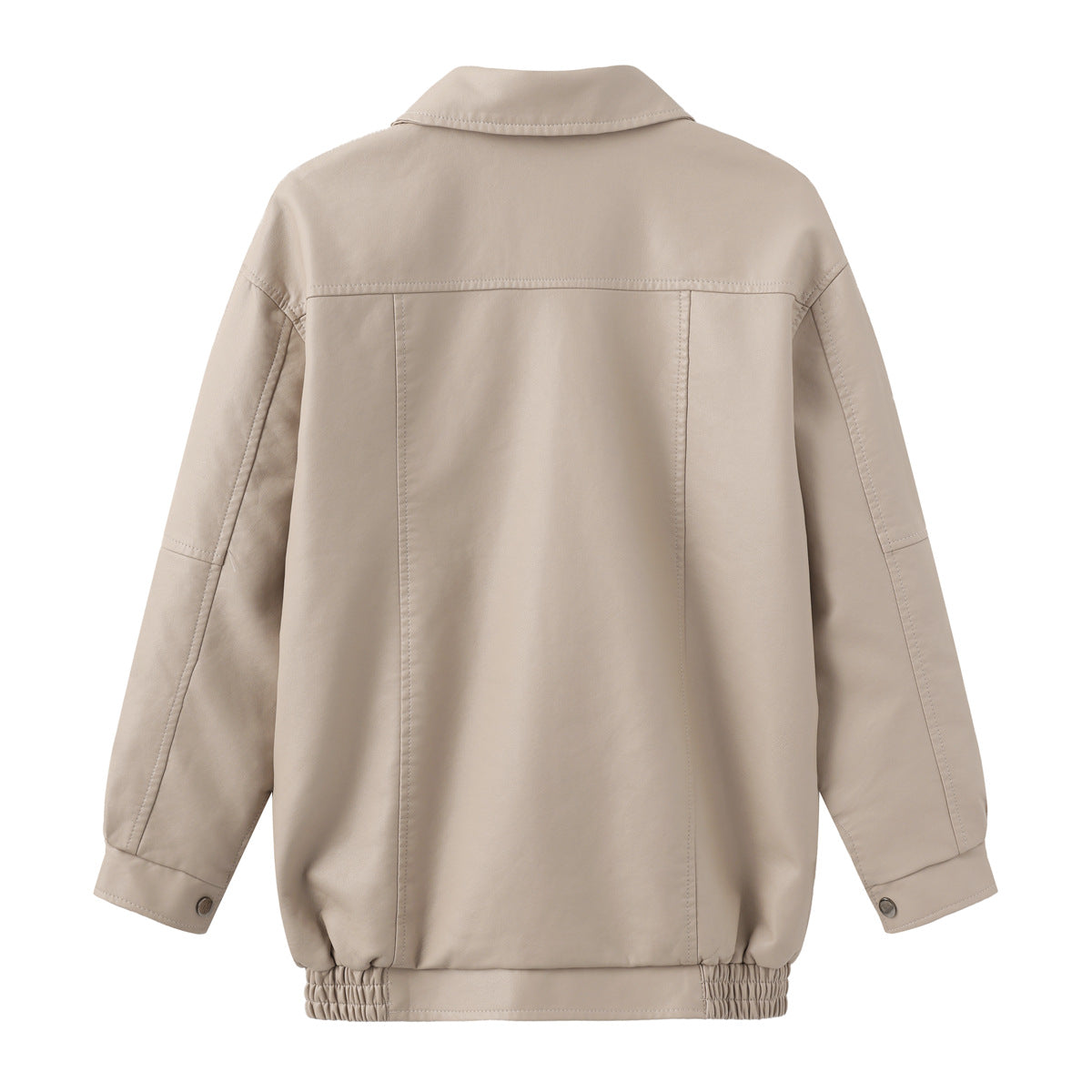 Oversize-Lederjacke für Damen