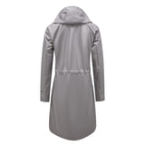 Trench-coat long à capuche imperméable
