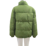 Manteau matelassé chaud en coton pour femme
